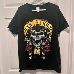 Vintage Guns N Roses 85’ Ideal T-Shirt Tee Large Women rock metal band cotton